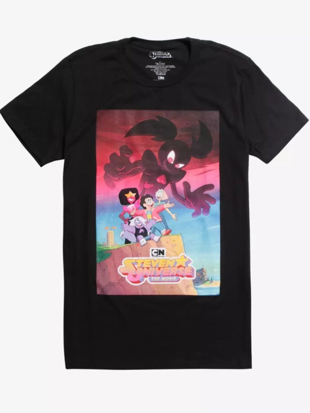 Steven Universe Mens Steven Universe The Movie Poster Black Shirt New XS-3XL